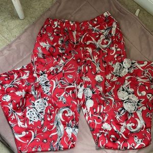 Victoria’s Secret Red Silky Sleep/Lounge pants